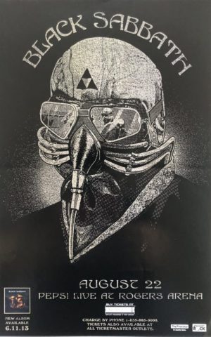 Black Sabbath - “13” tour promo Vancouver 11"x17"