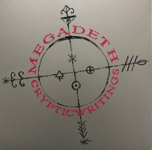 Megadeth - “Cryptic Writings” album flat promo 12"x12"