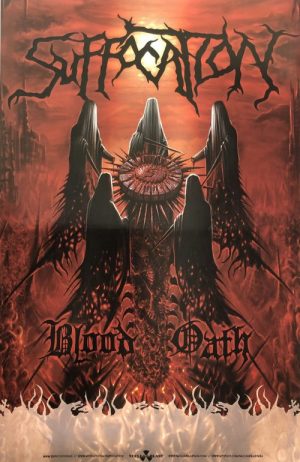 Suffocation - “Blood Oath” album promo 11"x17"
