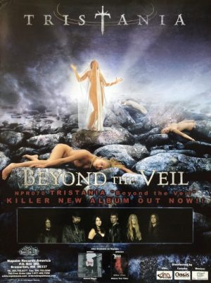 Tristania - “Beyond The Veil” album promo 18"x24"