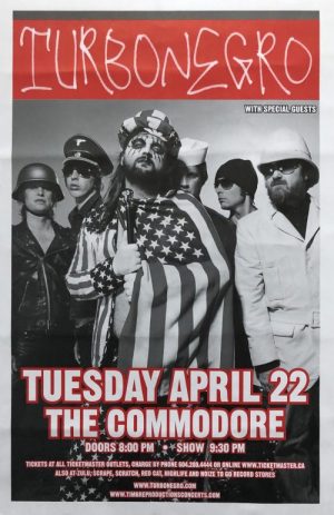 Turbonegro - “Vancouver” 11"x17"
