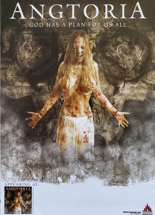 Angtoria - ”God Has A Plan For Us All" album promo 11"x17"
