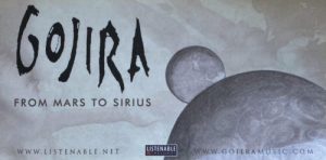 Gojira - "From Mars To Sirius" Sticker