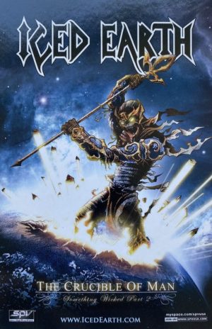 Iced Earth - "The Crucible of Man" Postcard