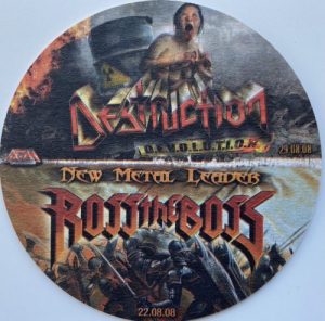Destruction / Ross The Boss - "Pro-Pain / Backyard Babies" Coaster