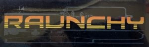 Raunchy - "Logo" Sticker