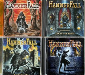 Hammerfall - "Glory / Legacy / Renegade / I Want Out" 4CD Bundle