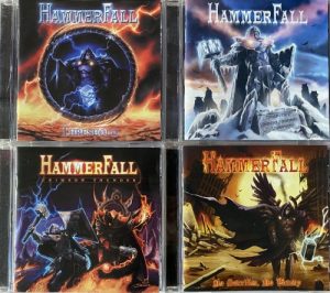 Hammerfall - "Crimson / Chapter V / Threshold / No Sacrifice" 4CD Bundle