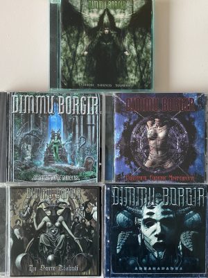 Dimmu Borgir - "Enthrone / Godless / Puritanical / Sorte / Abra" 5CD Bundle